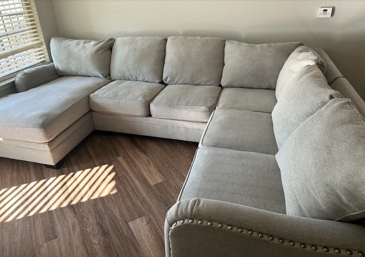 Same light sectional after Cleaning Time service
